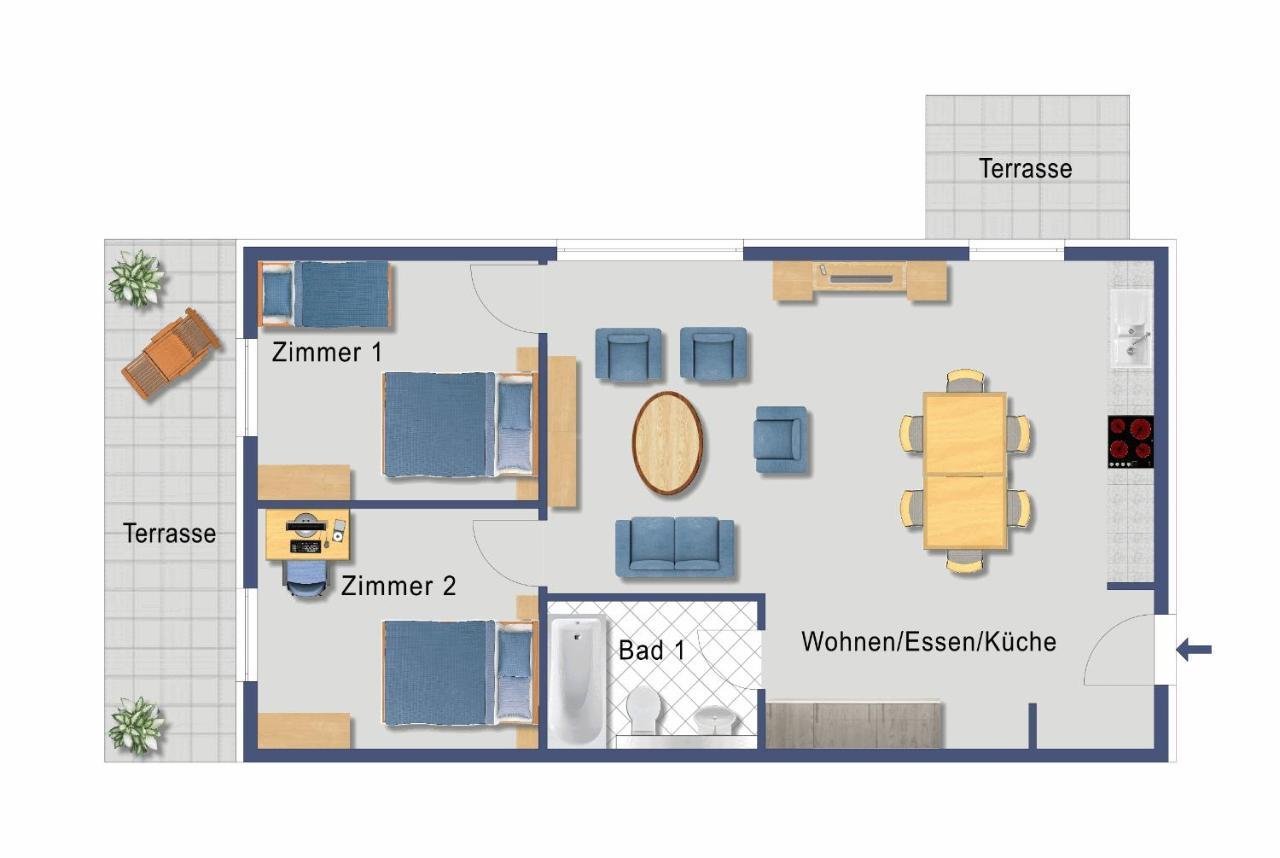 MOIN&AHOI Ferienwohnung Boiensdorf Exterior foto